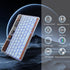 Bluetooth Keyboard for iPad, 10-inch Wireless Keyboard for PC Tablet Phone Computer, Rechargeable Multi-Device RGB Backlit Keyboard, Compatible wi...