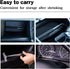 2 PCS Car Rearview Mirror Wiper Telescopic Auto Mirror Squeegee Cleaner 98cm Long Handle Car Cleaning Tool Mirror Glass Mist Cleaner (Black)...