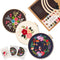 GOKURVG Embroidery Starter Kit with Floral Pattern and Instructions Hoops Floss Threads Needles,3 Pack Cross Stitch Kits Embroidery Kit for Adults...