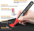 Tire Marker White Red - 8 Pack Paint Pens for Car Tires Lettering, Premium Professional Oil Based Ink, Waterproof Quick Drying Non-Fading Permanen...