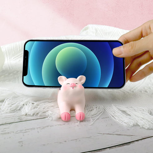 Pig Phone Stand Cute Office Desk Accessories Cellphone Holder Home Decor Lovely Gift (Shape A)......