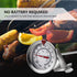 KT THERMO Deep Fry Thermometer with Instant Read,Dial Thermometer(2-Pack),12" Stainless Steel Stem Meat Cooking Thermometer,Best for Turkey,BBQ,Gr...