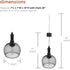 Alpine Corporation 10" Tall Hanging Solar Powered Outdoor Mesh Lantern with LED Lights, Black...