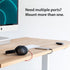 The Quickdraw - Under Desk Cord Management Mount, Hidden and Adjustable, Cable Organizer, 2 Cord Clips Included | Elevation Lab...