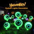 Halloween Decorations Outdoor, Solar Eyeball String Lights 8 Pack, 3D Scary White Eyeballs with Green Light 8 Lighting Modes, IP65 Waterproof Path...