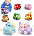 ZHENDUO BLASTER 8 Pack Mini Toy Cars for Toddlers 1-3 Pull Back Cars for Toddlers 1 2 3 4 Year Old Truck Toys Friction Powered Car Kids Boys Birth...