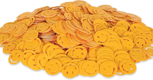 Beistle Fanci-Fetti Smile Faces Party Supplies, 1 oz, Yellow...
