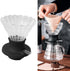 Coffee Dripper, Cone Glass Pour Over Coffee Dripper with Switch Easy Cleansing Reuse Pour Over Coffee Dripper Filter for Backpacking Camping...