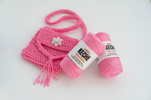 Macrame Cord | Macrame Supplies 3mm Polyester Macrame Rope Yarn for Table Runner Wall Décor Plant Hanging 131 Yards - Fuschia......