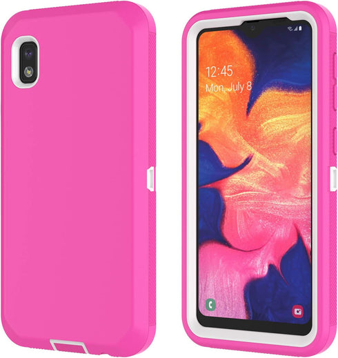 for Samsung Galaxy A10e Case, Heavy Duty Shockproof Drop Protection Armor Rugged Hard Plastic + Shock Absorption Silicone Rubber Dual Layer Hybrid...