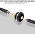 QIANRENON Gold Plated RCA Embedded Threaded Fixed Adapter, RCA Female to Female Panel Mount AV Connector,for TV Subwoofer Speaker Amplifier Phono ...