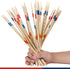 41 Piece 12 Inch Bamboo Pick Up Sticks Game Classic Table Game Fun Family Board Game Gift for Adults and Kids...