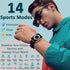 Fitness Tracker for Men Women with Aluminum Alloy Frame, Alexa Built-in 1.69'' DIY Dial with Blood Oxygen & Heart Rate Monitor, 14 Sport Modes Sma...