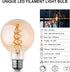 6 Pack LED Edison Bulbs, Dimmable G25 LED Bulb, 2200K Warm White, E26 Base, 4W(40W Equivalent), 320LM, Amber Glass, Patented Flexible LED Spiral F...