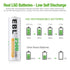 EBL 10 Counts AA Batteries 2500mAh 1.2V High Performance Precharged Ni-MH AA Rechargeable Batteries...