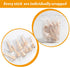 Premium 50-Pack 3 Inch Mini Wooden Honey Dipper Stick, Individually Wrapped,Pefect for Wedding Shower Party Favors Honey Jar spoon or Honey Wands ...