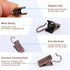 JANYUN 30 Pack Mini Heavy-Duty Hook Clip Set Curtain Clips for Photos Home Decoration Art Craft Display (Copper)...