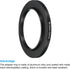 PATIKIL 40.5mm-52mm Metal Step Up Ring, 2 Pack Camera Lens Filter Adapter Ring Aluminum Filter Adapter Ring for Camera Lenses Hood, Black...
