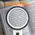 AIXPI Magnifying Glass with Light, 30X Handheld Large Magnifying Glass 12 LED Illuminated Lighted Magnifier for Macular Degeneration Seniors Readi...