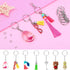 Audab 360Pcs Keychain Bulk, 120Pcs Keychain Rings with Chain and 120Pcs Open Jump Ring with 120Pcs Screw Eye Pins for Crafts and Jewelry Making...
