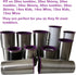 10PCS Tumbler Shields for Epoxy Tumbler, Silicone Tumbler Protector for Resin Paint,Cup Silicone Insert Paint Spray Shield, Epoxy Resin Cup Protec...