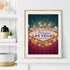 YEEIFFD Welcome Las Vegas Diamond 5D Painting Full Round Drill Art Picture DIY Home Wall Decor for Beginners Adults 12 x 16 inch...