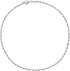 Ritastephens Sterling Silver or Gold Plated Italian 1.8mm Rope Link Lobster lock Chain Anklet and Bracelet...
