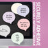 Bubble Sticky Notes 3x3, 420 Sheet, 6 Pads, Cute Morandi Sticky Notes, Super Sticking Power, Easy to Post for Home, Study, and Daily Life Organiza...