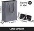 Slim Laundry Hamper with Adjustable Long Handles, 45L Small Laundry Baskets with Mesh Top, Narrow Dirty Clothes Hamper for Bedroom, Closet, and Ba...