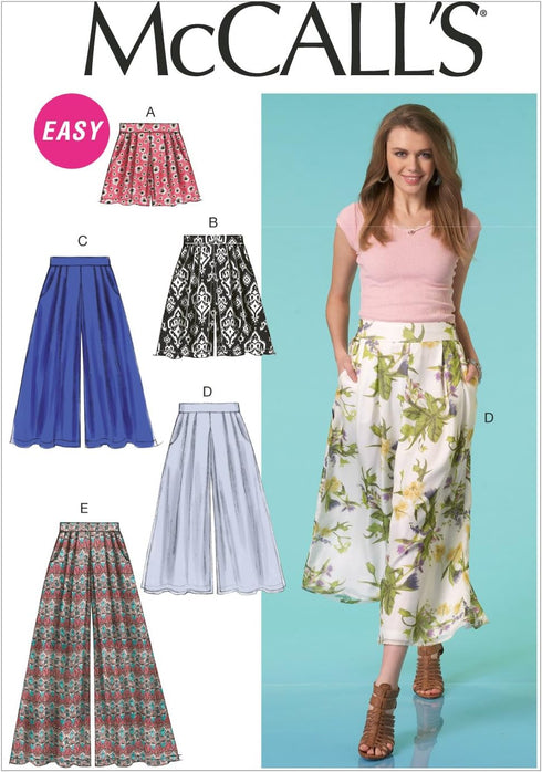 McCall's Patterns M7131 Misses' Shorts & Pants, Size F5 (16-18-20-22-24)...