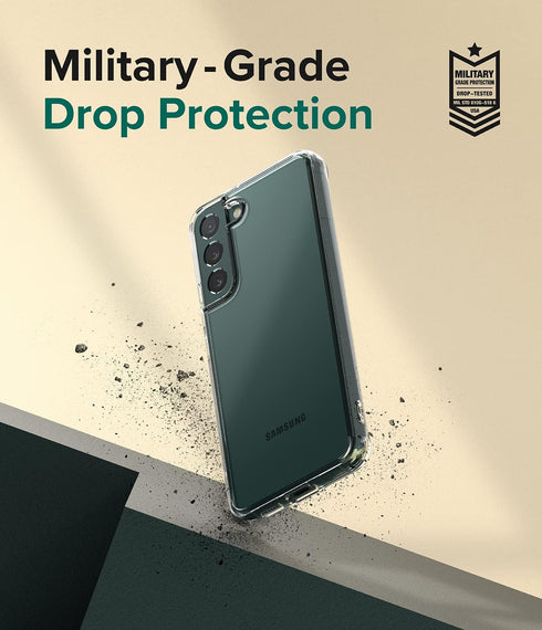 Ringke Fusion Compatible with Samsung Galaxy S22 Plus 5G Case (2022), Clear Anti-Yellowing Hard Back with Shockproof Protective Bumper Phone Cover...