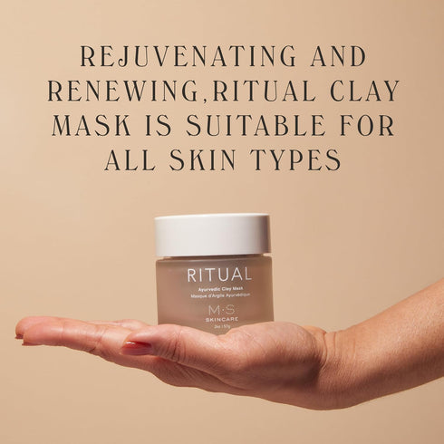 Ritual Ayurvedic Clay Mask, Vegan Face Mask, 2oz Glass Jar...