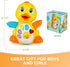 Baby Musical Duck Toy, Dancing Walking Yellow Duck - Interactive Action Learning Educational Flapping Light up Dancing Duck with Music...