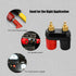4Pcs Black and Red Plastic Shell 4mm Speaker Terminal Binding Post Power Amplifier Dual 2-Way Banana Plug Jack for Speaker Amplifier Terminal...