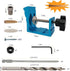 47PCS Aluminum Pocket Hole-Jig Kit Woodworking Inclined Hole Positioner for Woodworking Angle Drilling Holes...