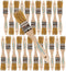 Vermeer Chip Paint Brushes - 24-Pack - 1" Chip Brushes for Paints, Stains, Varnishes, Glues, & Gesso - Home Improvement - Interior & Exterior Use...