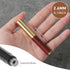 Vintage Wooden Mini Fountain Pen, Short Pocket Travel Fountain Pen Fine Nip Pen Fancy Pens Smooth Writing with 15 Pcs 2.6mm Black Ink Cartridges f...