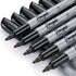 Permanent Markers Bulk, 32 Pack Black Permanent Marker Set, Fine Tip, Waterproof Markers, Premium Smear Proof Pens, Waterproof, Quick Drying, Offi...