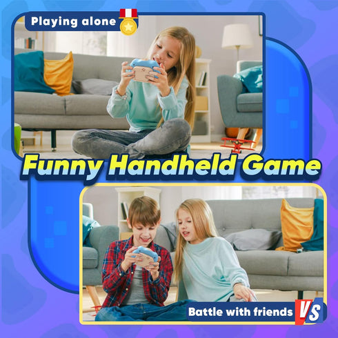 Handheld Game for Kids 6-12, Sensory Fidget Toys for kids 8-12, Birthday Gifts for 6 7 8 9 Year Old Boys & Girls & Teens-Blue...