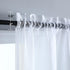 Mrs.Naturall Pure White Small Window Curtain Panel for Kitchen Light Filtering Sheer Curtain Tiers for Nursery with Rod Pocket 30 x 30 Inch Set of...