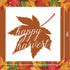 9 Pieces Reusable Thanksgiving Stencils for Painting on Wood, Pumpkin, Truck, Home Sweet Home, Harvest, Maple Leaf, Autumn Painting DIY Mould Deco...