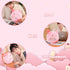 Birthday Cat Stuffed Animal Toy Cute Cat Plush Soft Kitty Plush Pillows Lifelike Cat Shape Design Plushie Gifts for Kids Girls (Pink, 10 Inch)...