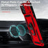 Hitaoyou iPhone 11 Pro Max Case: Military Grade Shockproof, Camera Cover, Kickstand, Magnetic Car Mount Holder - Red...
