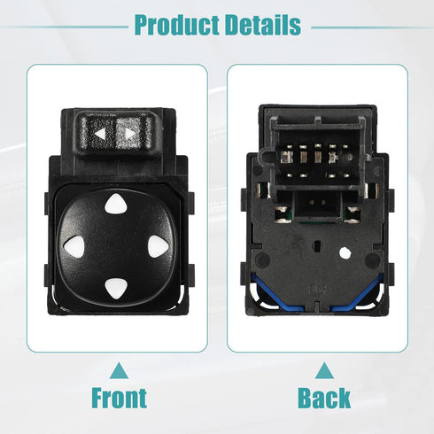 ACROPIX Car Power Rear View Mirror Switch Remote Control Fit for Chevrolet Impala - Pack of 1 Black...