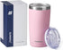 SUNWILL Travel Coffee Tumbler 20 oz, Insulated Mug with Lid, Stainless Steel Cup for Hot and Cold Drinks, Powder Coated Sakura...