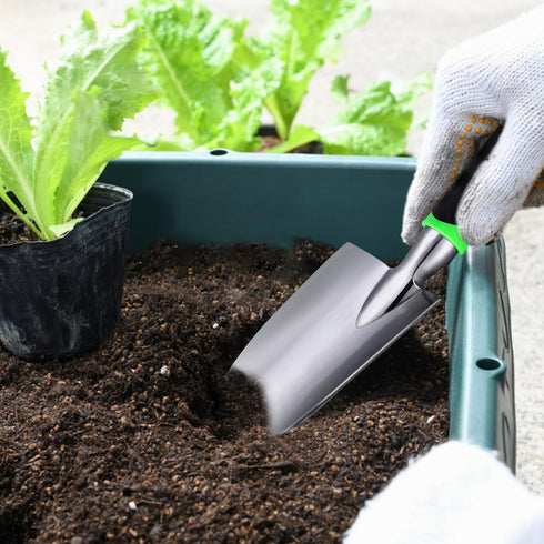 Kynup Garden Tools, 1 Piece Heavy Duty Gardening Tools Garden Tools Set, Trowel Aluminum with Soft Rubberized Non-Slip Handle, Durable Garden Hand...