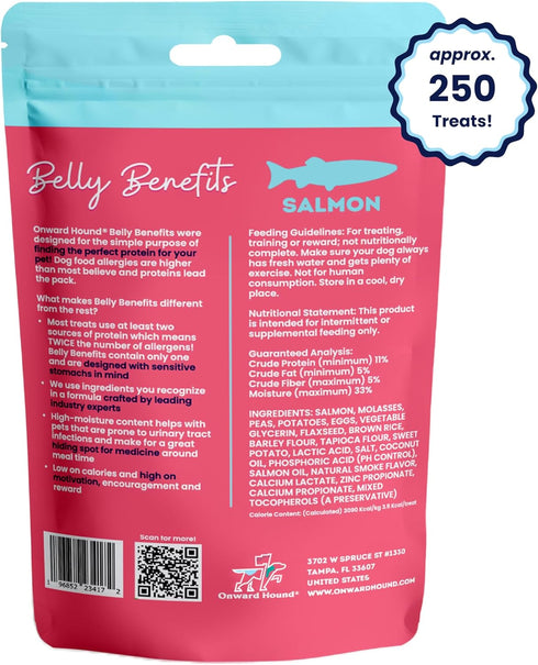 Training Treats for Dogs -Soft Salmon - Low Calorie Dog Training Treats for Sensitive Stomachs with Single Source Premium Protein, Corn Free, & So...