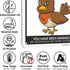 SmartSign Funny Beware Of Birds Warning Sign - 10"x7", 40 mil Laminated Rust-free Aluminum - Metal Signs for Wall Decor, Outdoors, Garden, Patio, ...
