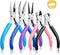 5 Packs Jewelry Pliers Set, Jewelry Making Tools with Needle Nose Pliers/Round Nose Pliers/Chain Nose Pliers/Bent Nose Pliers/Zipper Pliers, Jewel...