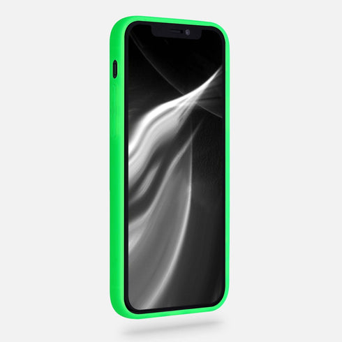 kwmobile Case Compatible with Apple iPhone 12 / iPhone 12 Pro Case - Soft Slim Protective TPU Silicone Cover - Neon Green...